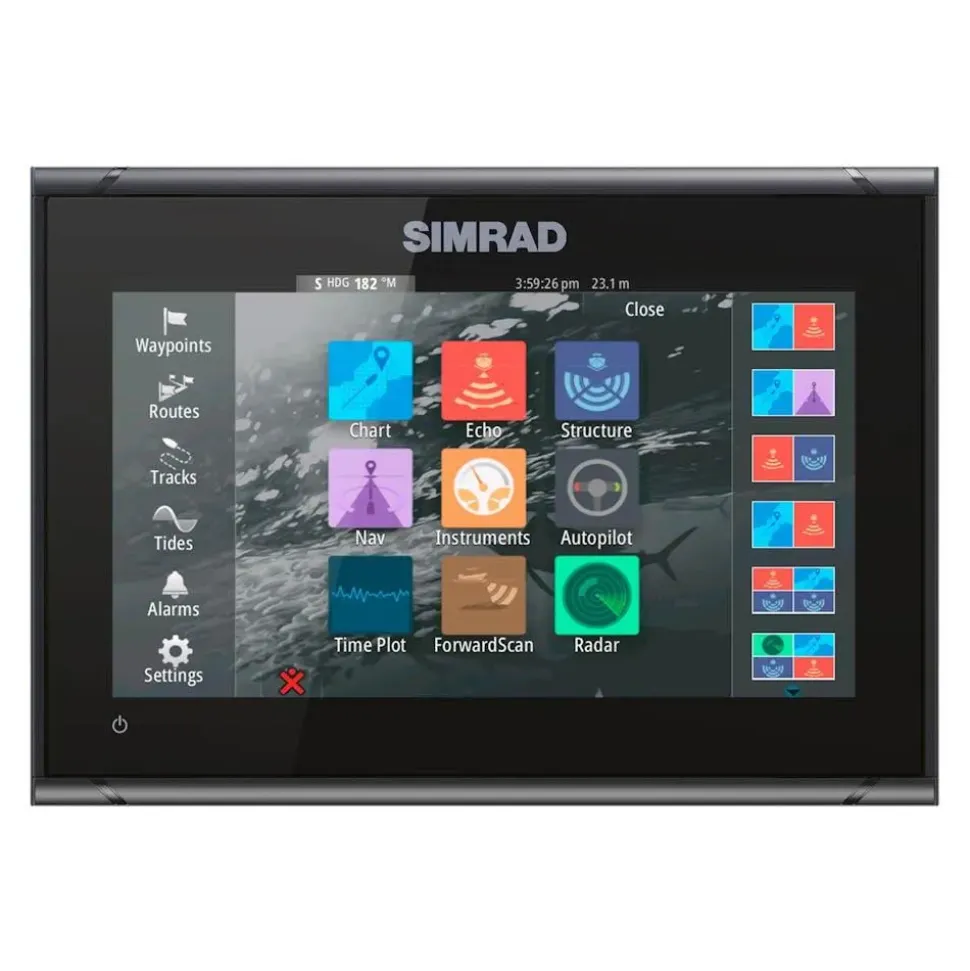 Simrad Plotter de pesca GO9 XSE