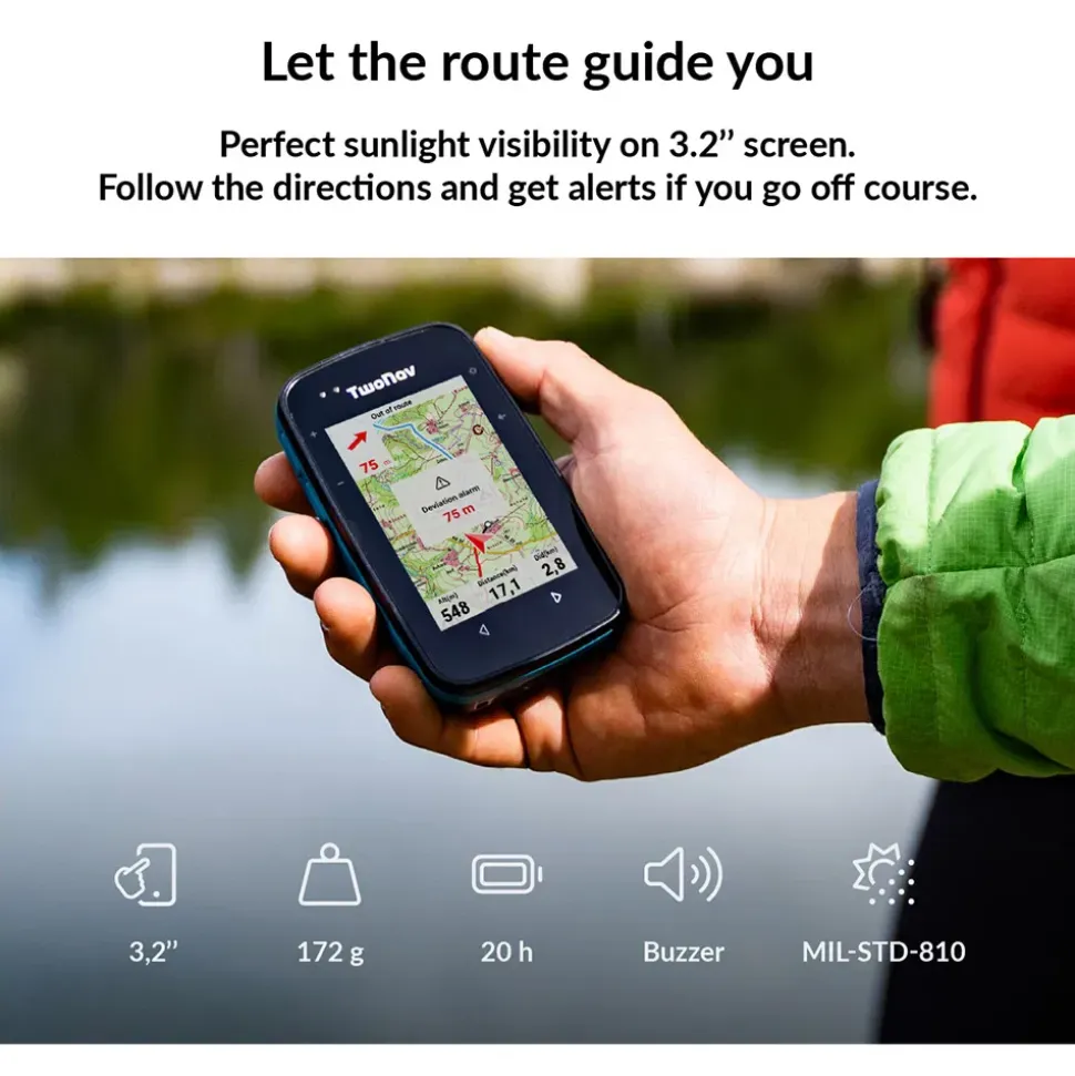 TwoNav Ciclocomputador Cross Plus 32 GB GPS