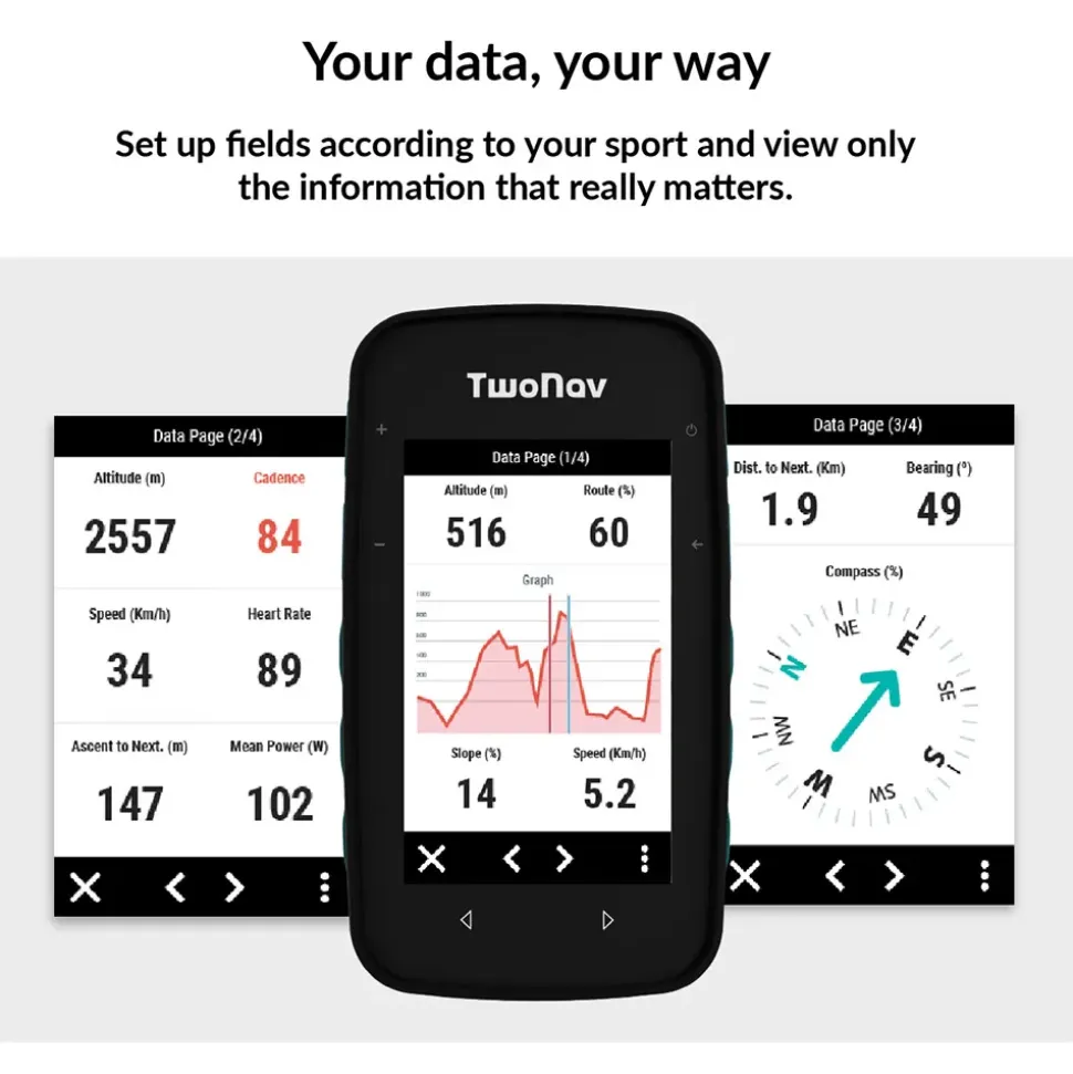 TwoNav Ciclocomputador Cross Plus 32 GB GPS