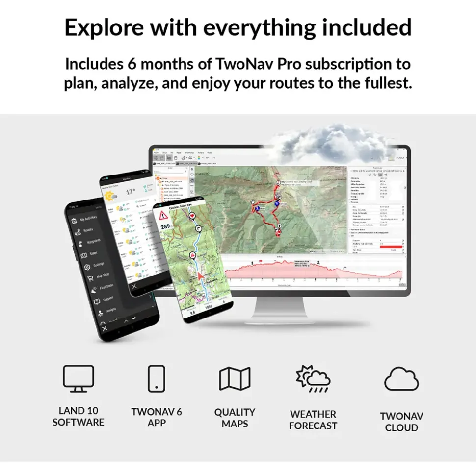 TwoNav Ciclocomputador Cross Plus 32 GB GPS