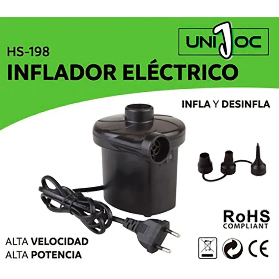 Unijoc Bomba de aire eléctrica portátil 220V 150W