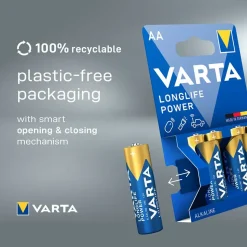Varta Batería Longlife Power Mignon AA LR06