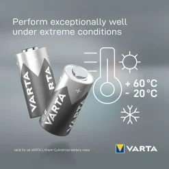 Varta 1x2 Pilas CR 2 profesionales