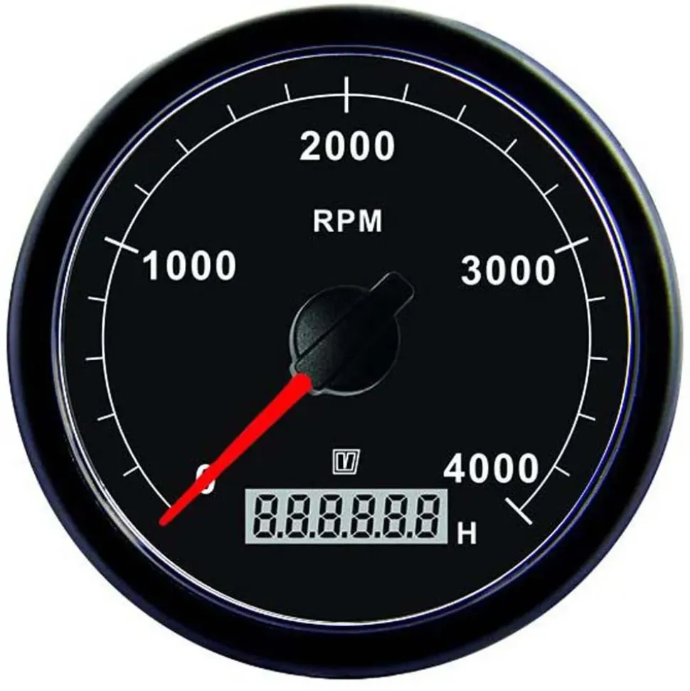 Vetus Tacómetro de 0-5000rpm 12-24V