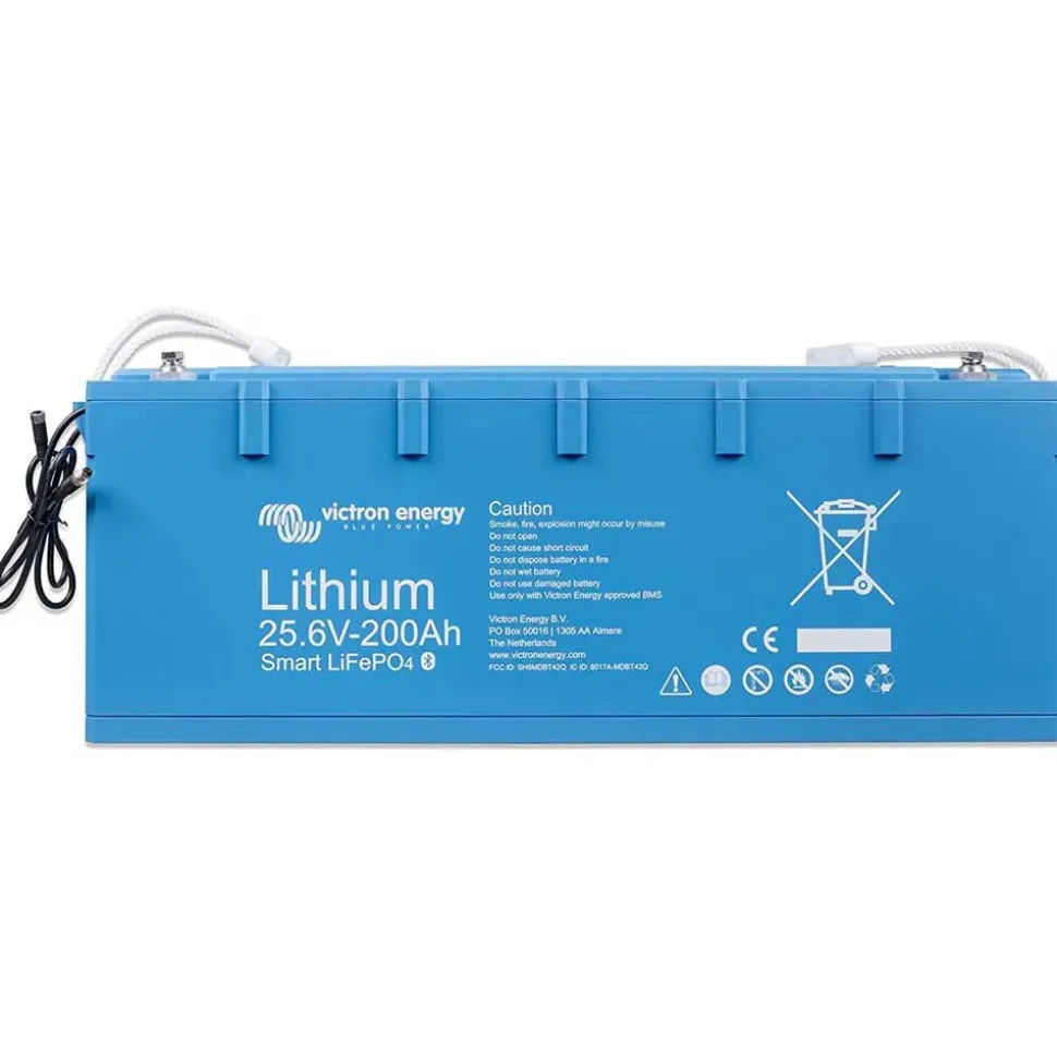 Victron Energy Batería inteligente LiFePO4 de 25.6 V 200Ah