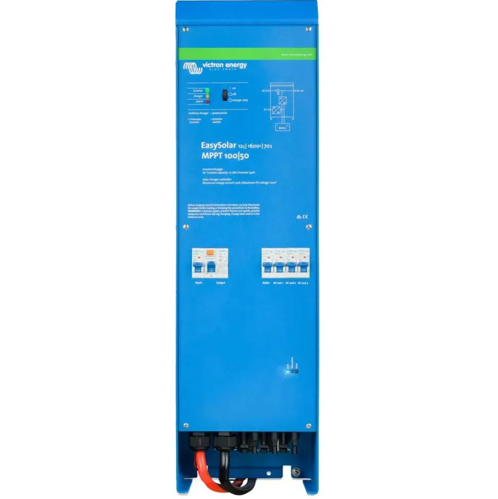 Victron Energy Inversor de batería EasySolar 24/1600/40-16 230V MPPT 100/50