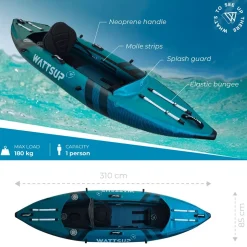 Wattsup Kayak hinchable Cod 1P