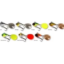 Westin Lipless Crankbait DropBite Tungsten Spin Tail 18g 22 mm