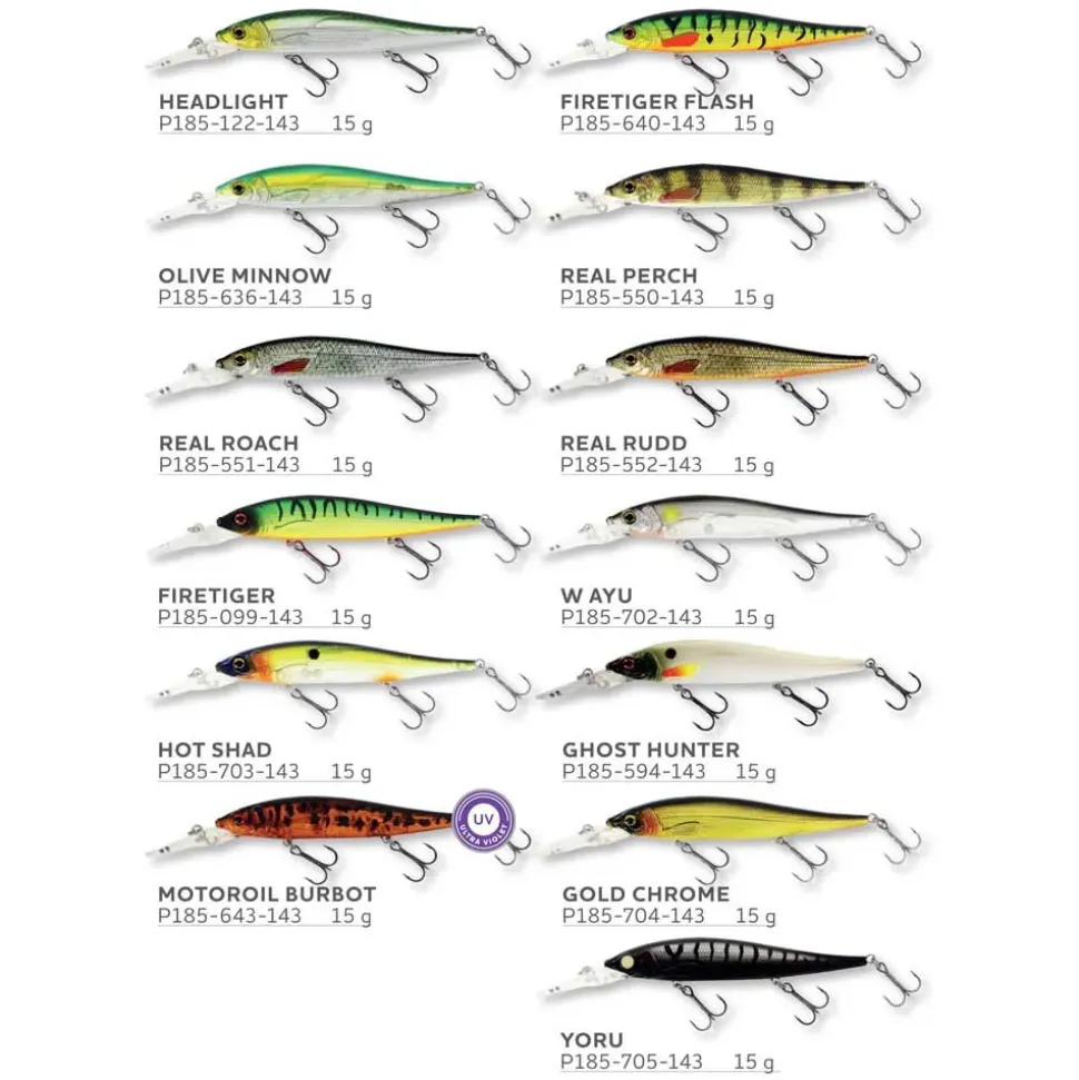 Westin Minnow Jerkbite Medium Runner Suspending 15g 110 mm