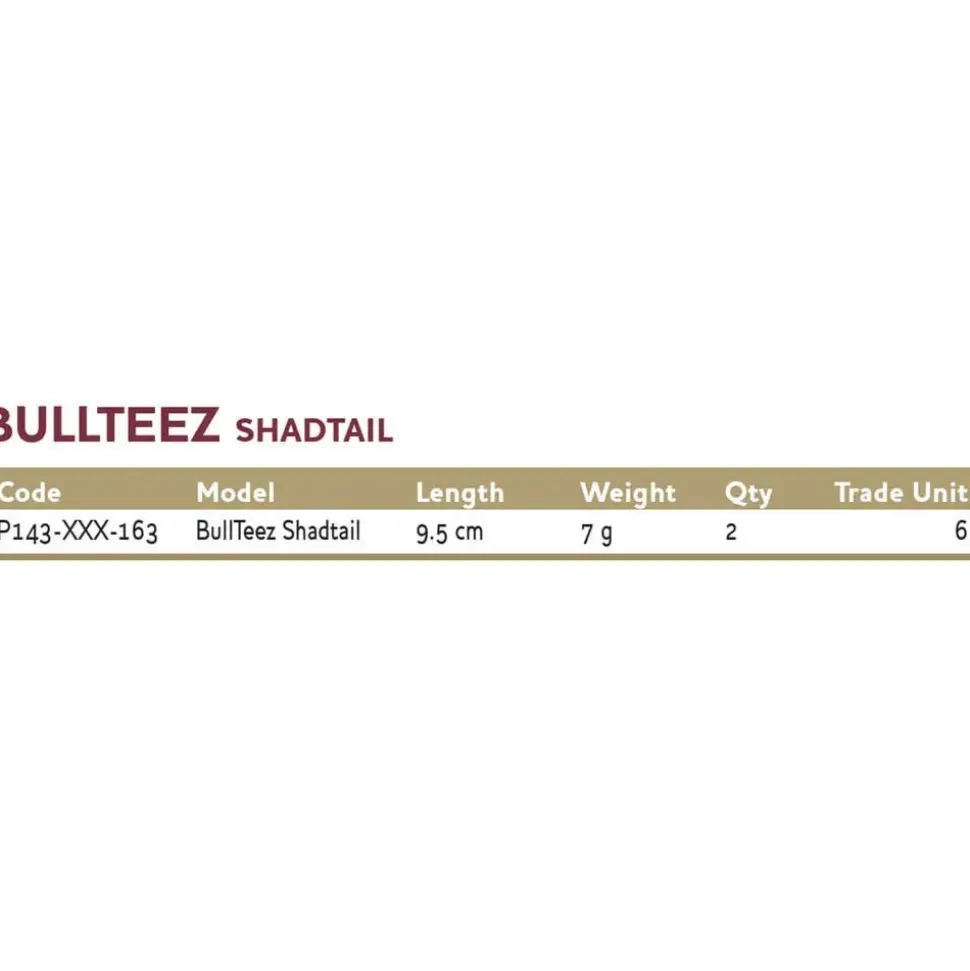Westin Vinilo Bull Teez Shadtail 7g 95 mm