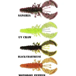 Westin Vinilo Crecraw Slim Craturebait 1.5g 55 mm 6 unidades