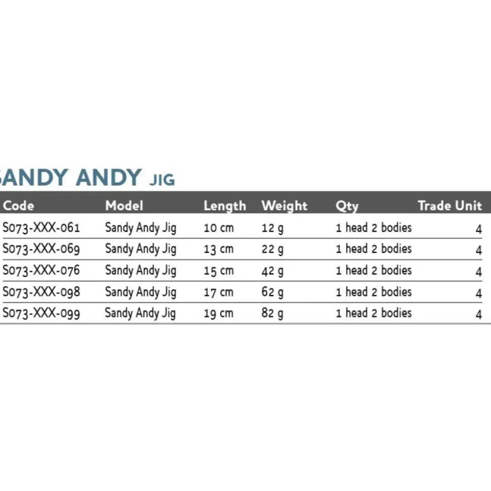 Westin Vinilo Sandy Andy Jig 42g 150 mm