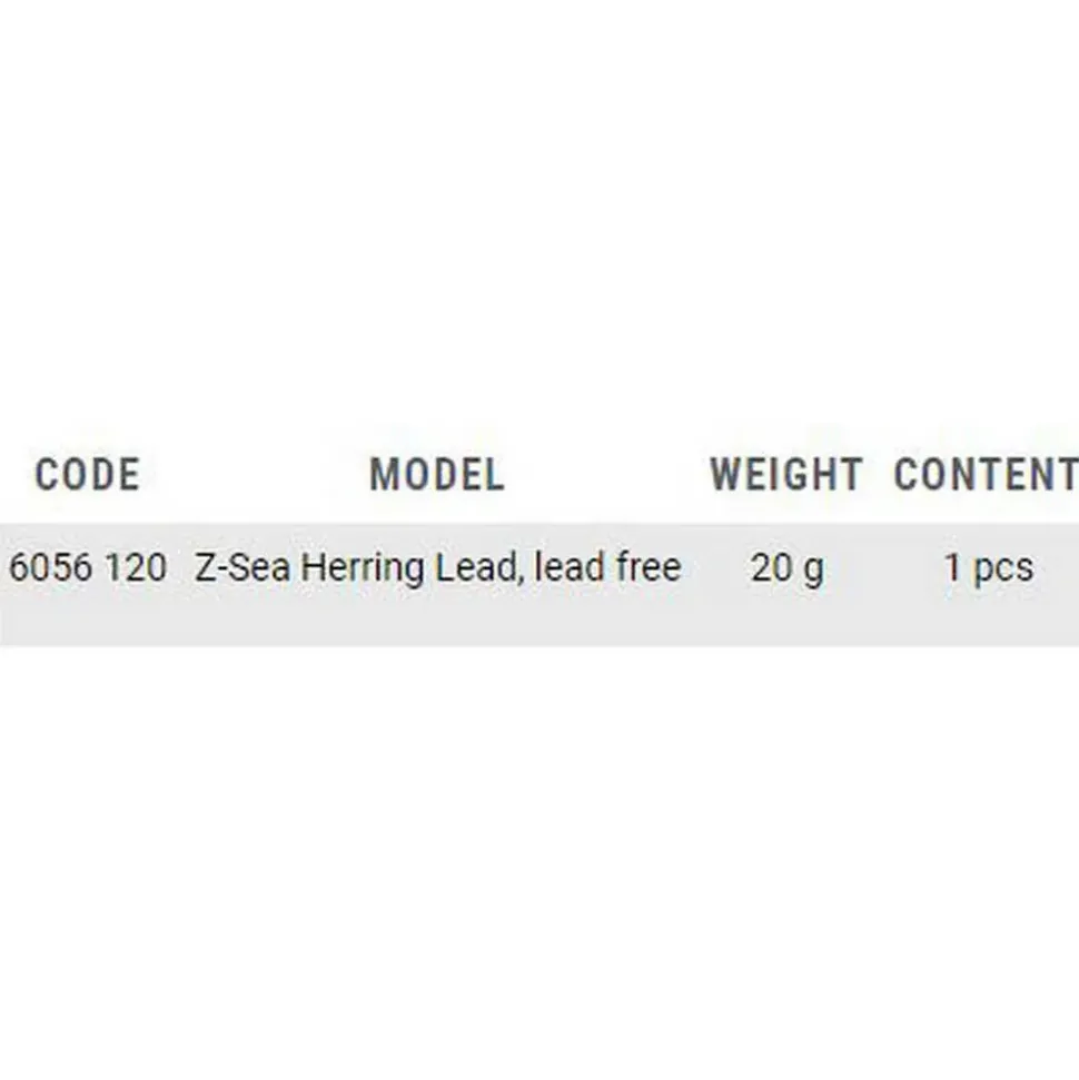 Zebco Plomo Z-Sea Herring Free